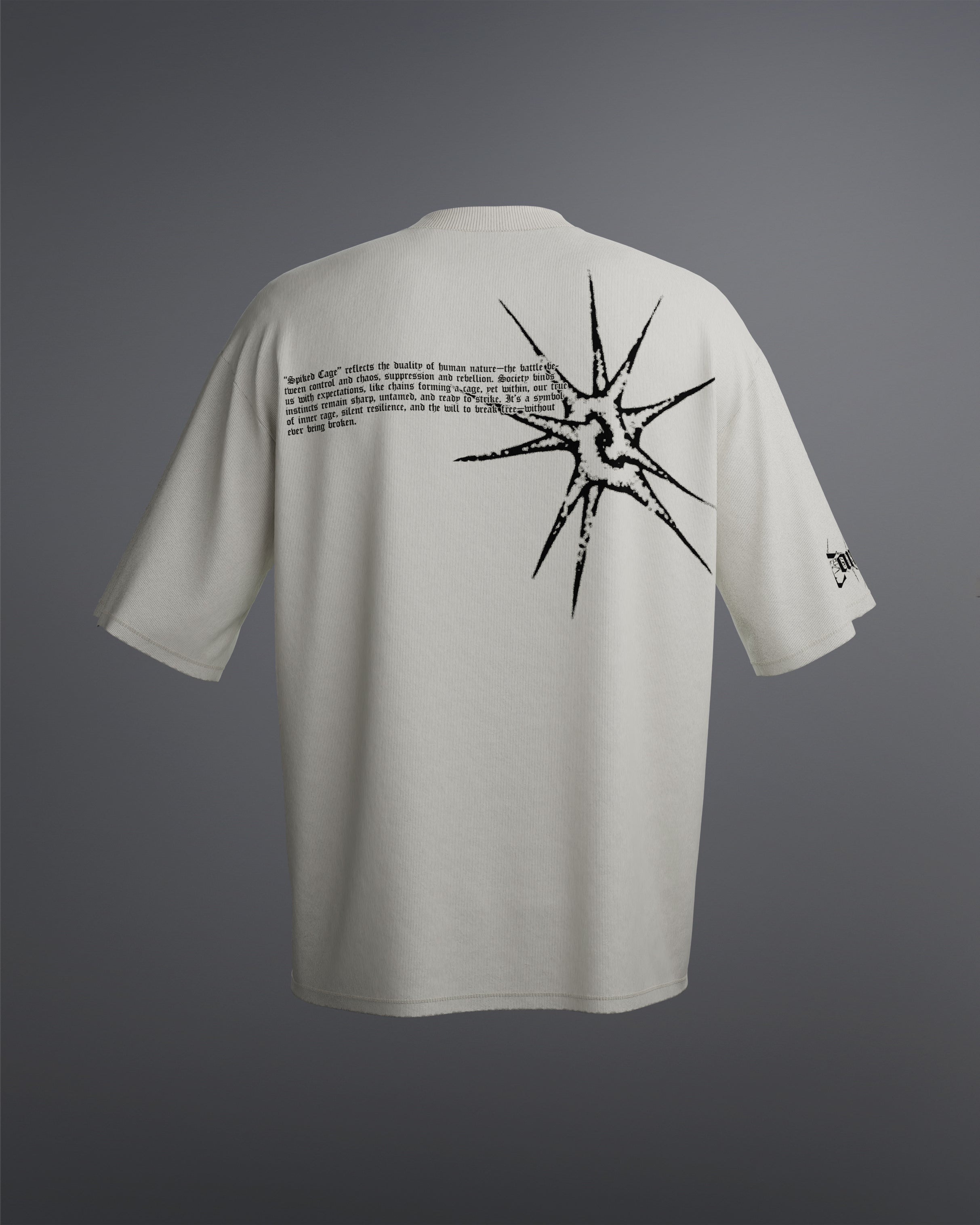 Spiked Cage Tee [OFF-WHITE]