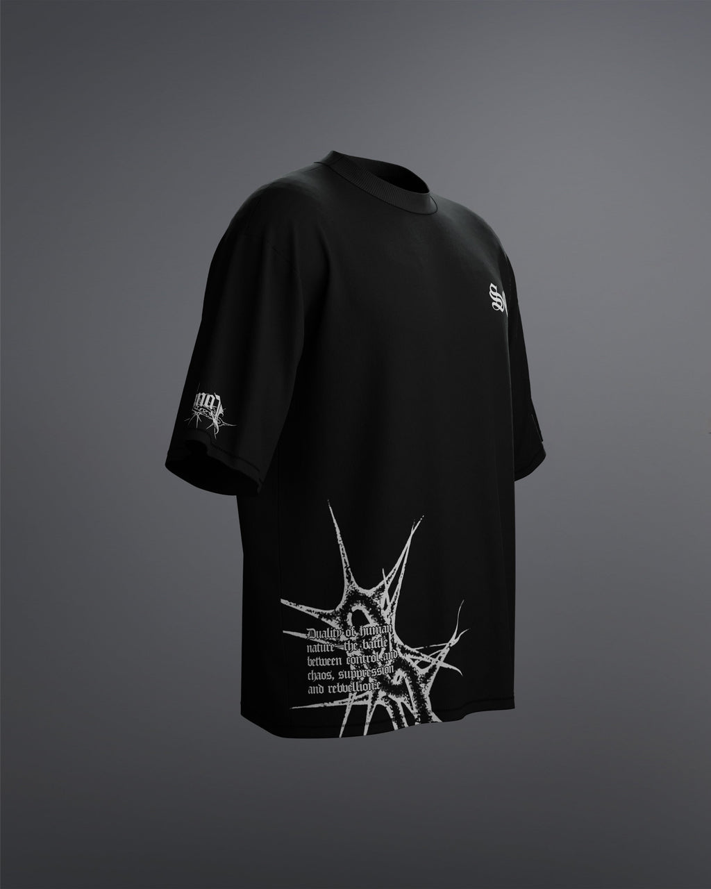 Spiked Cage Tee [BLACK]