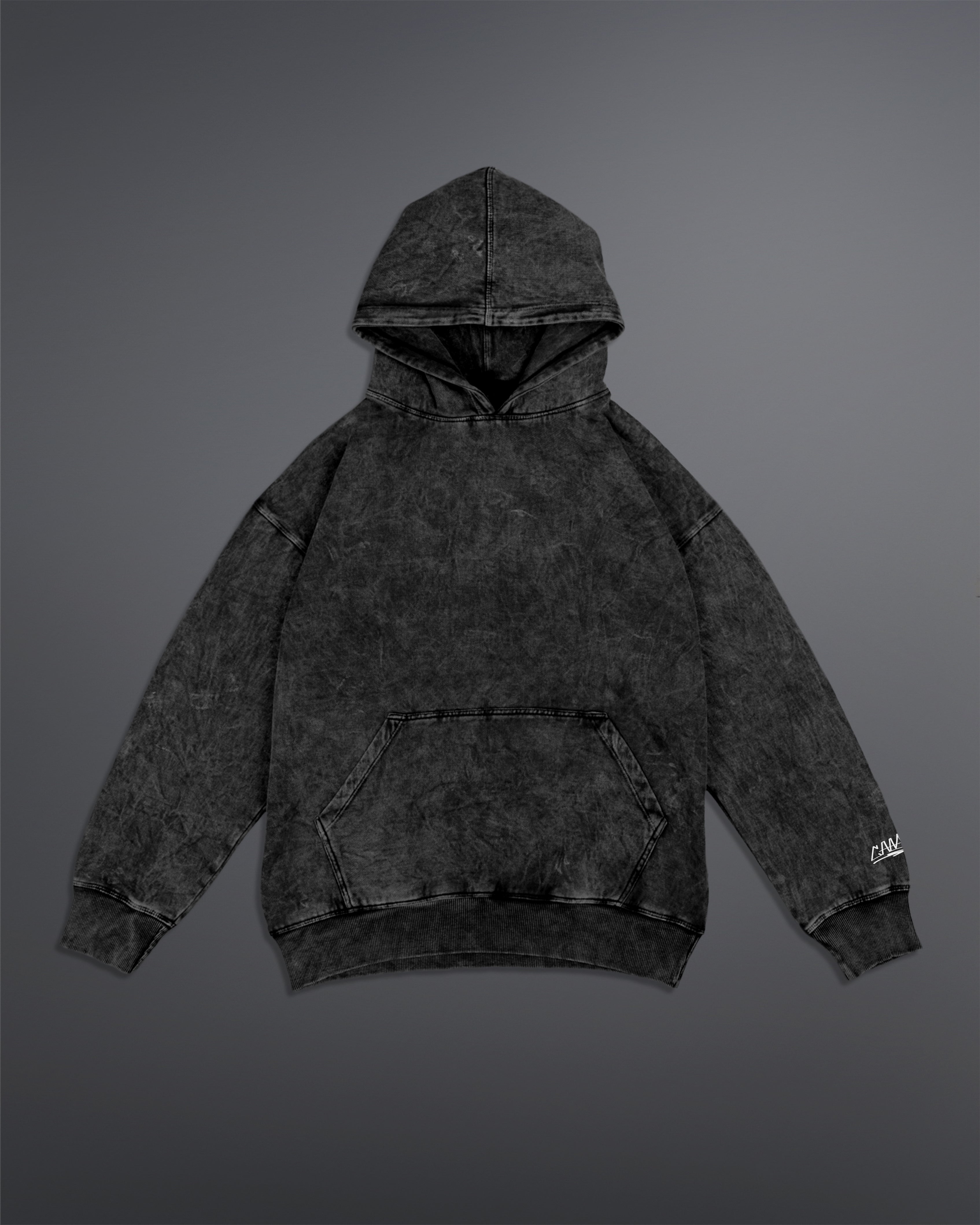 Acid washed hoodie [SILENT-ASH COLORWAY]