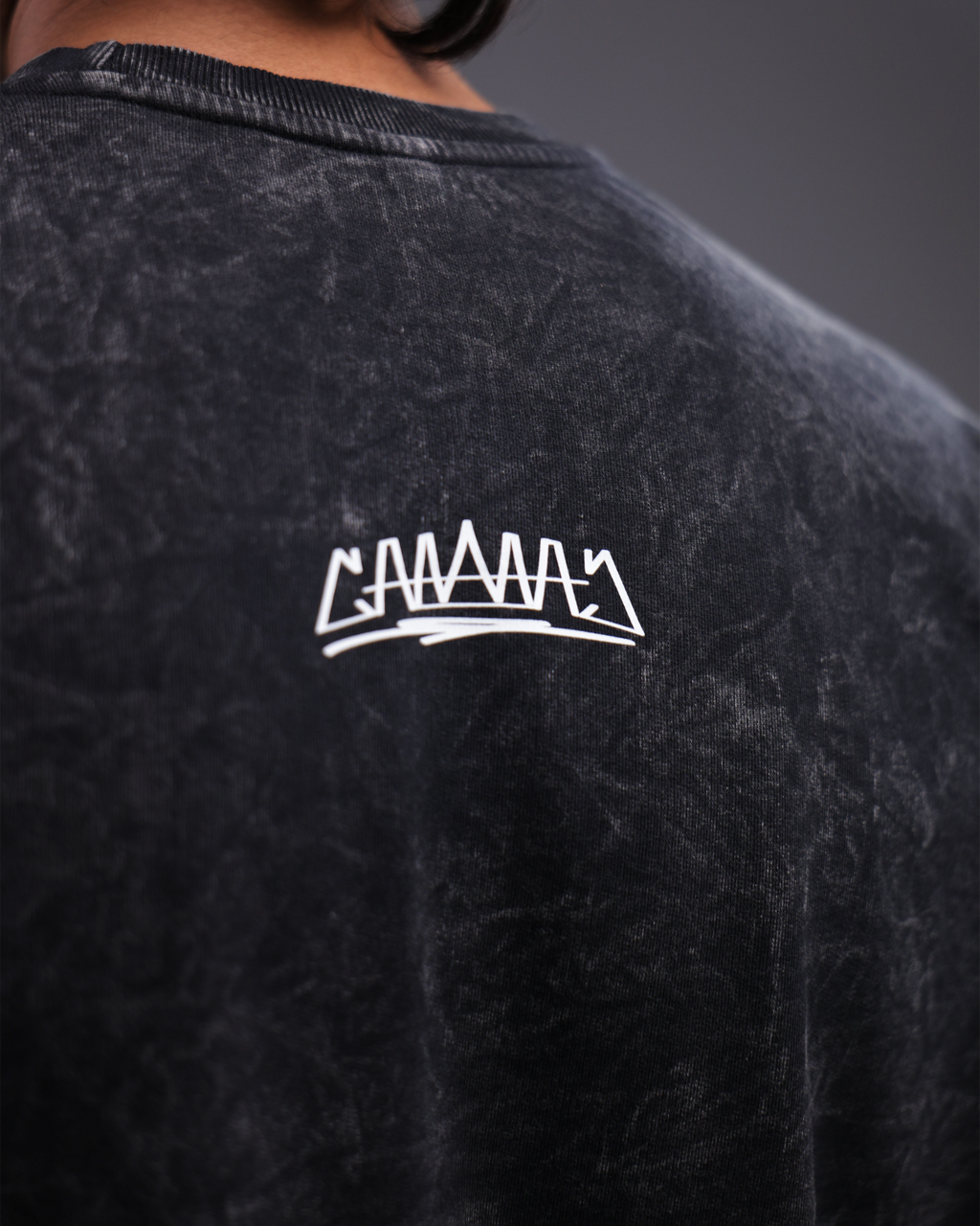 Acid Wash Oversized Tee [SILENT-ASH COLORWAY]