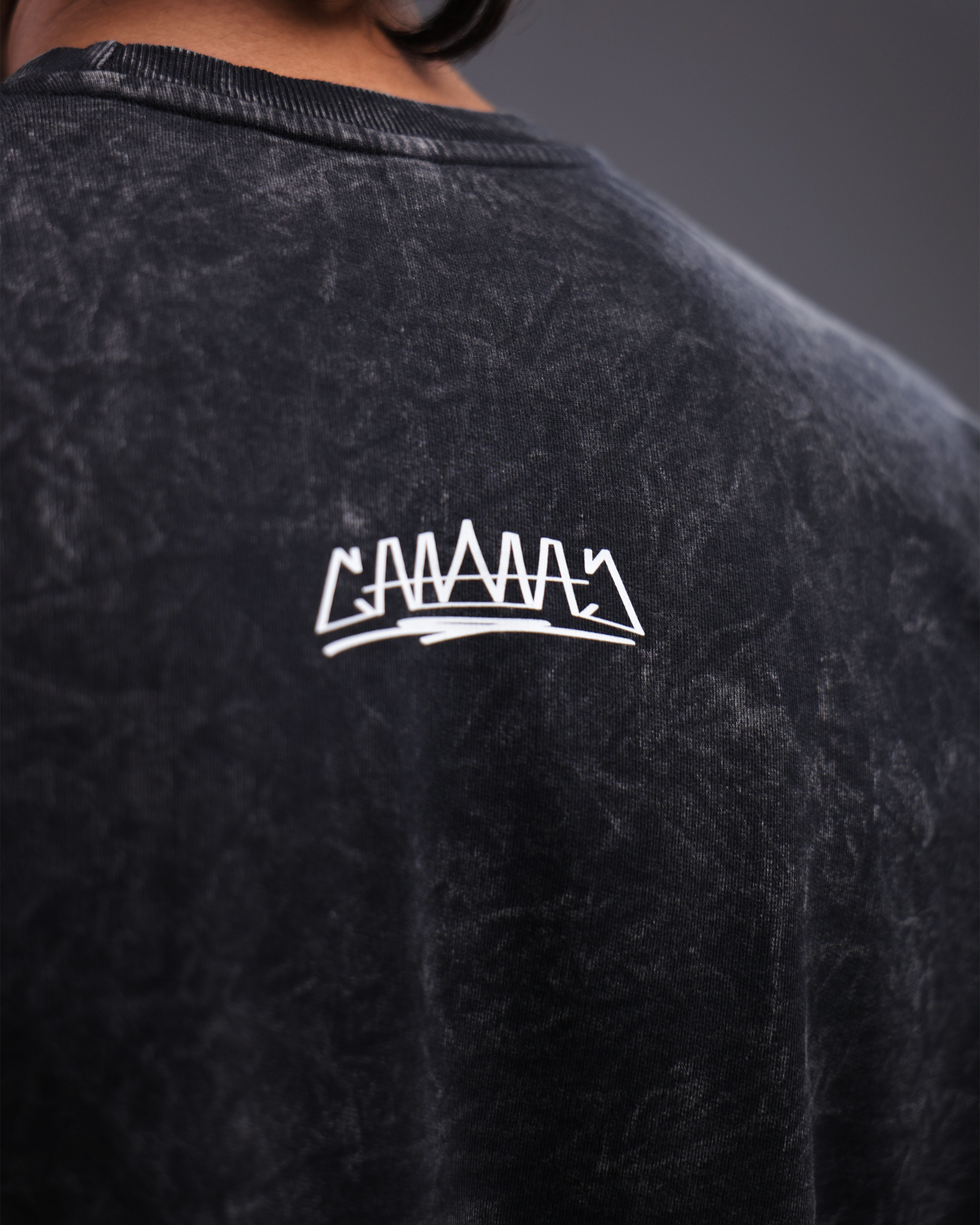 Acid Wash Oversized Tee [SILENT-ASH COLORWAY]