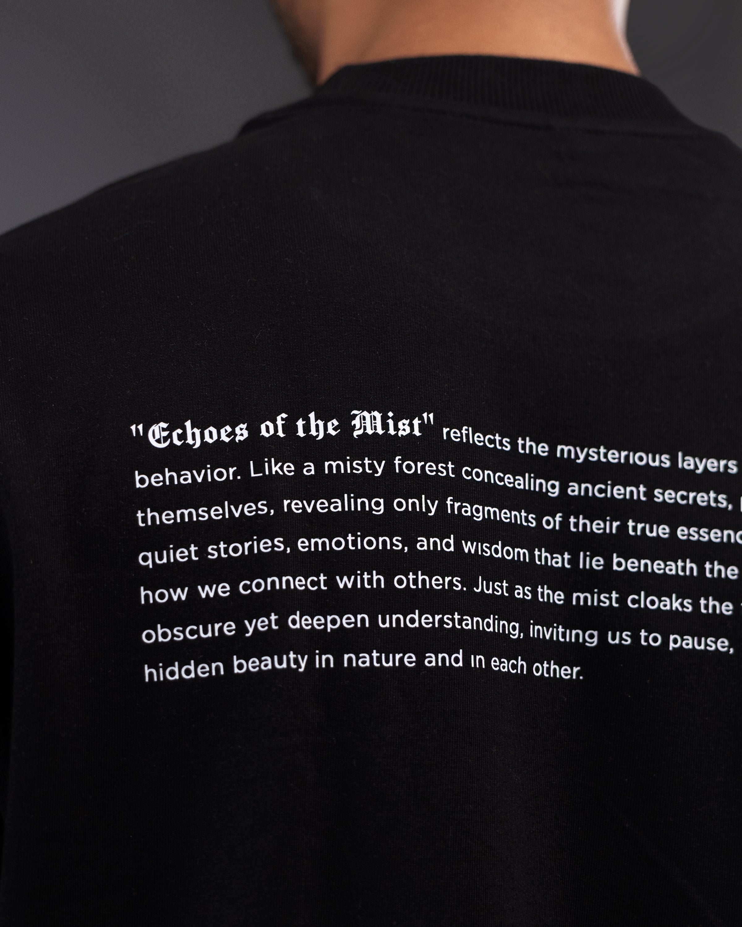 Echoes Of The Mist Oversized Tee