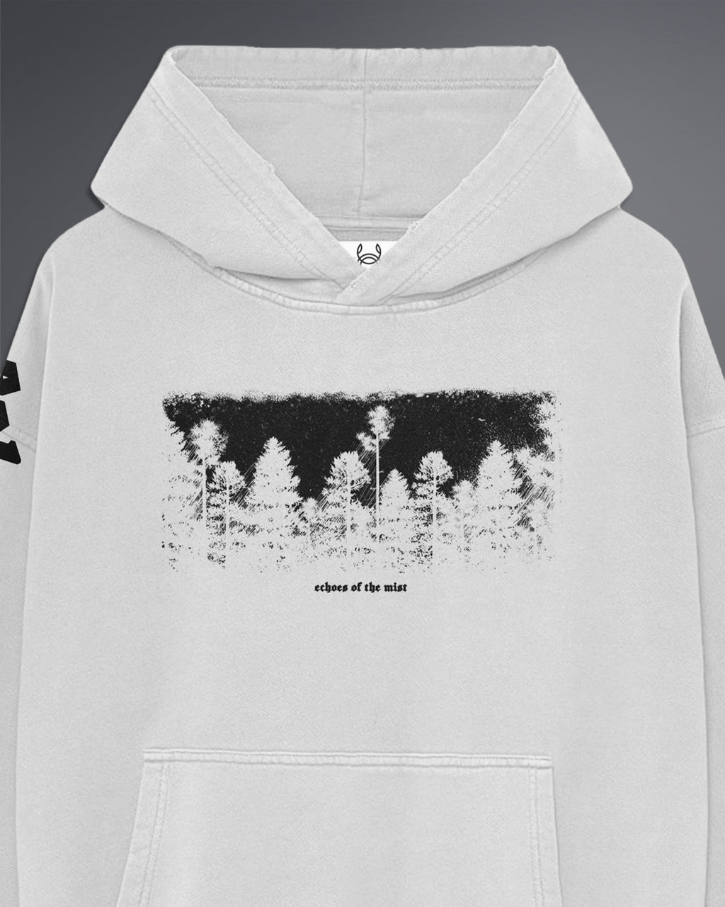 Echoes Of The Mist Oversized Hoodie [Off White]