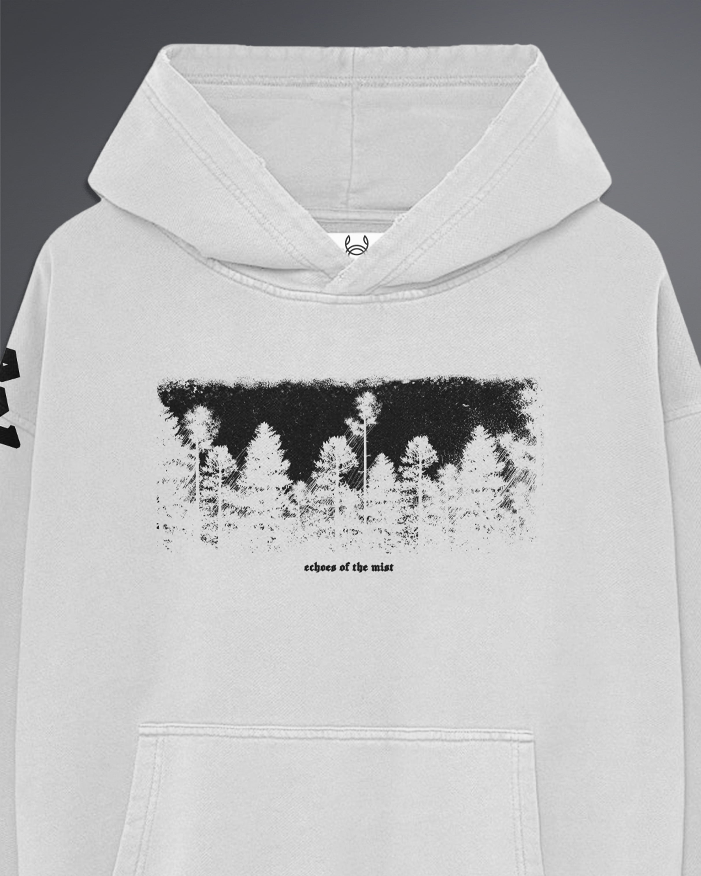 Echoes Of The Mist Oversized Hoodie [Off White]