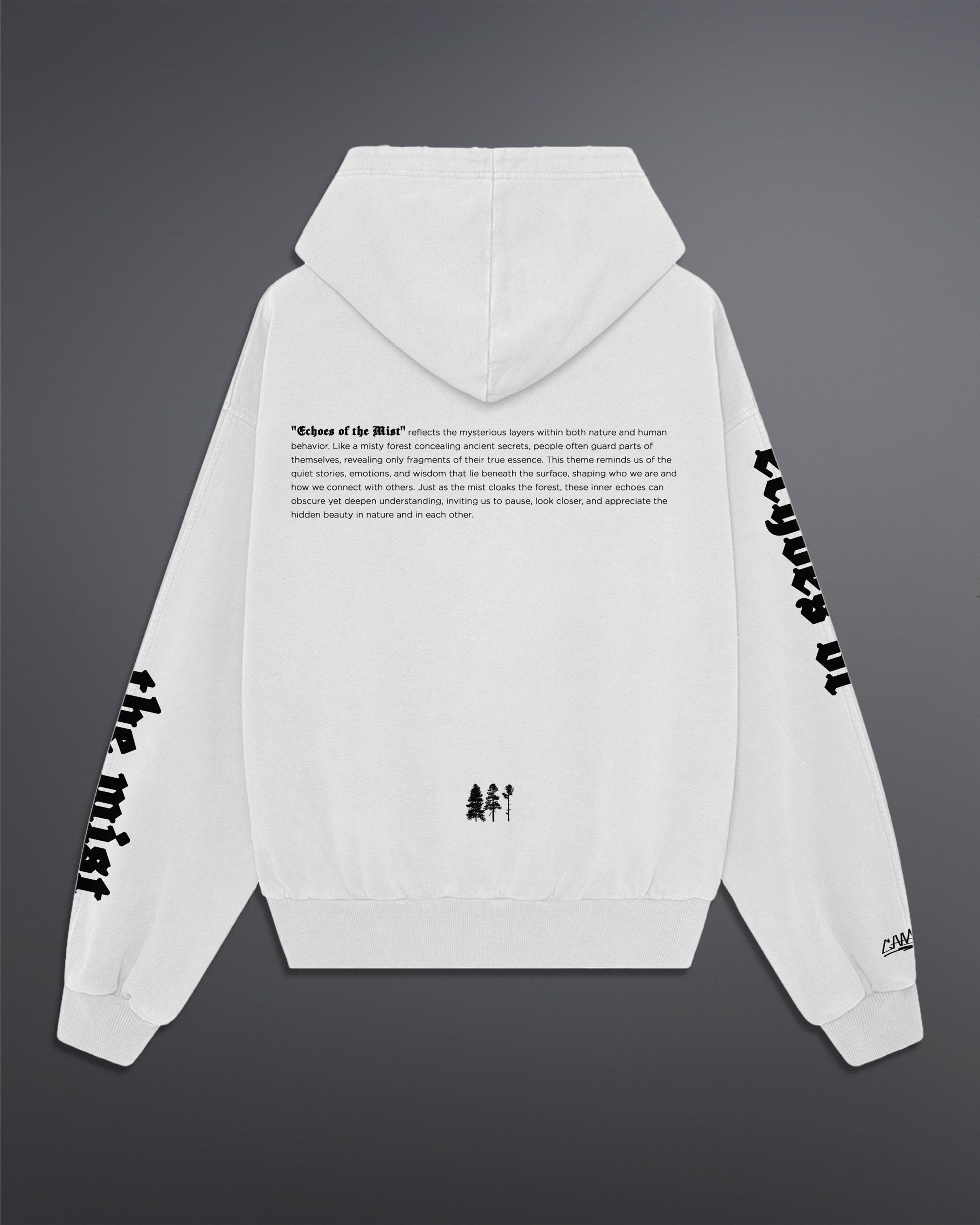 Echoes Of The Mist Oversized Hoodie [Off White]