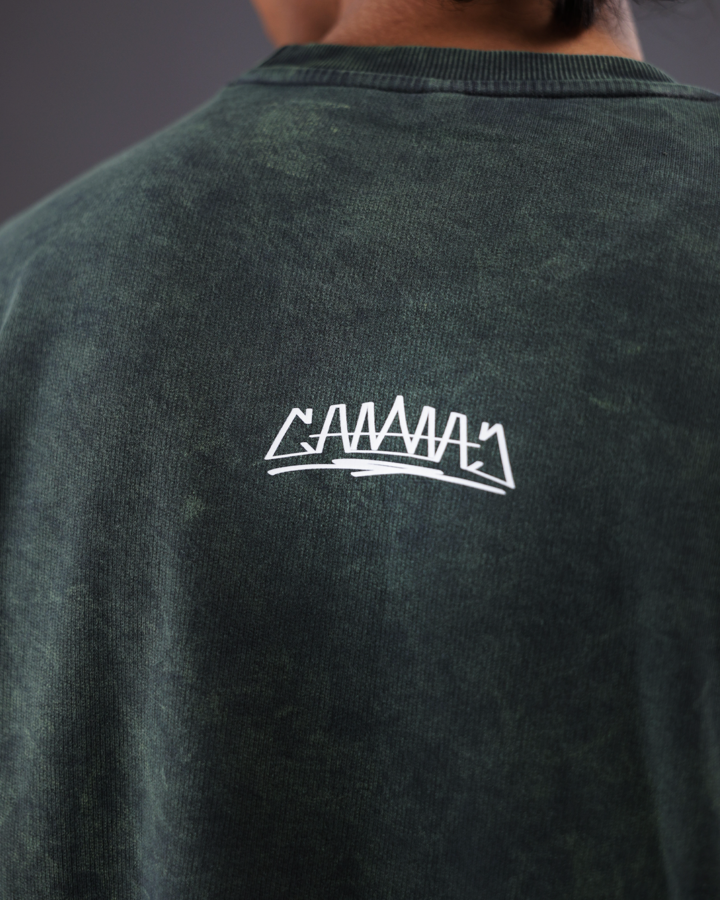 Acid Wash Oversized Tee [TOXIC MOSS COLORWAY]