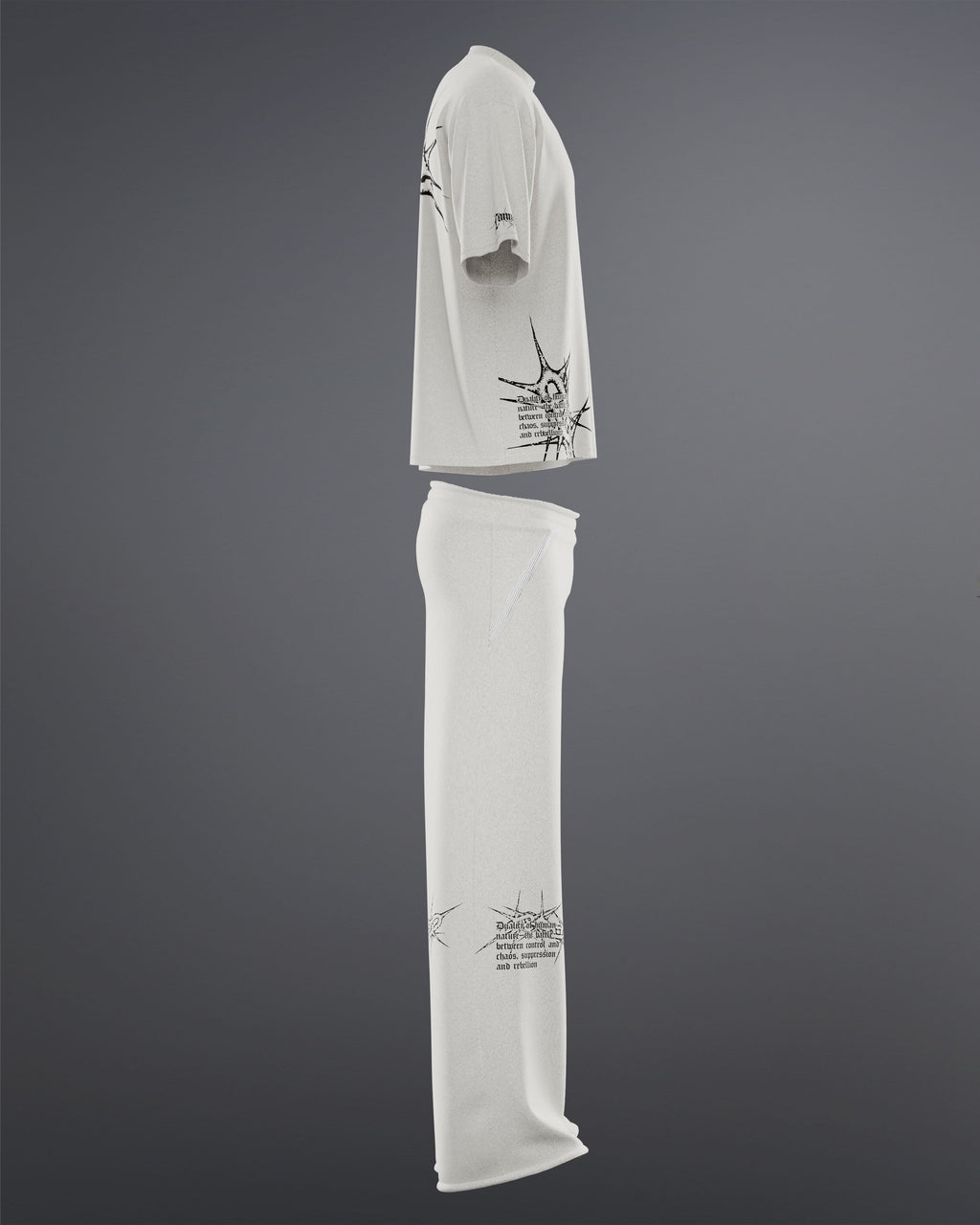 Spiked Cage Set [OFF-WHITE]