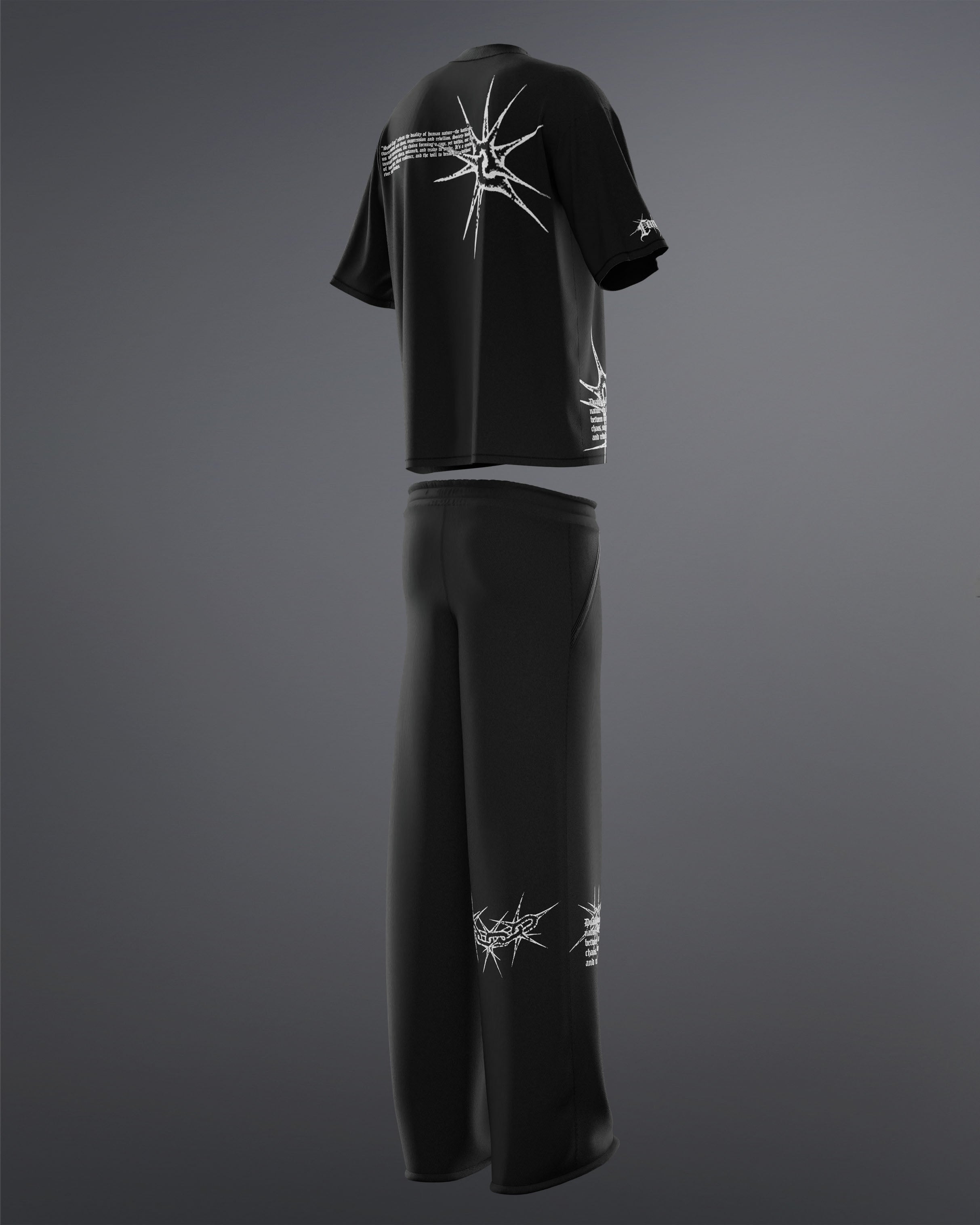 Spiked Cage Set [BLACK]