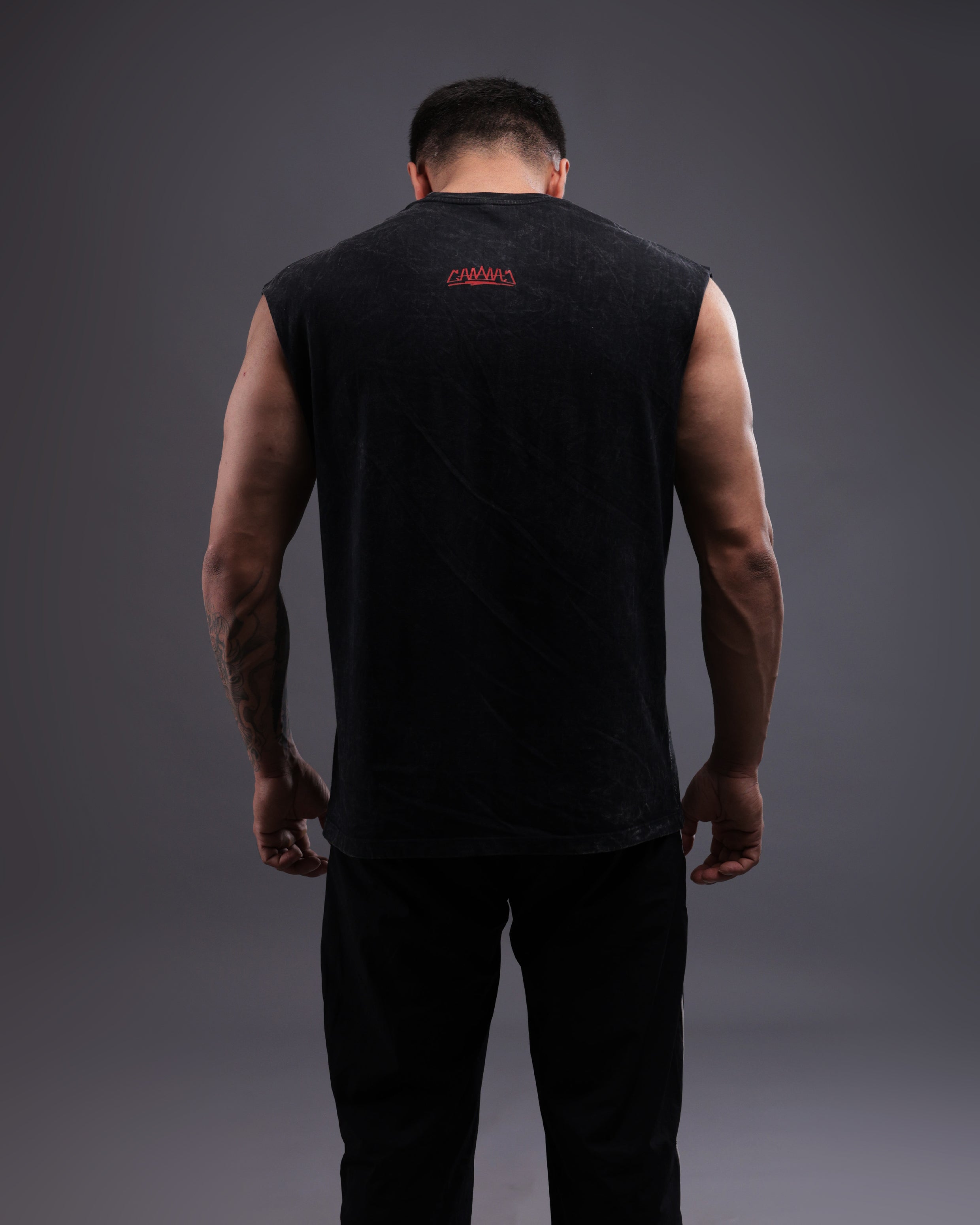 Furry Form Vest Tank [ACID WASHED]